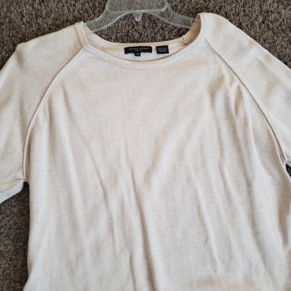 Thick sweater oatmeal color